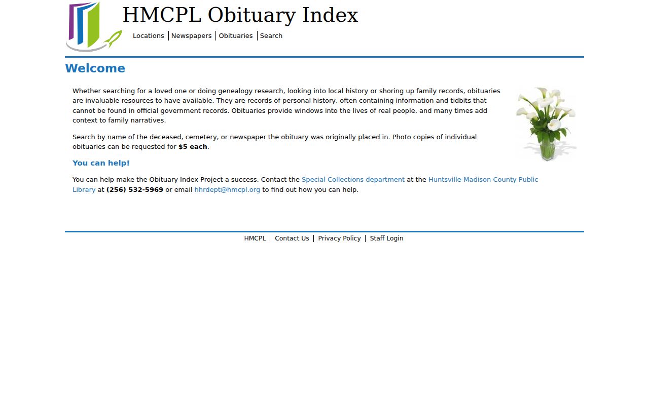 Madison County city directory follow-up in the HMCPL obituary index