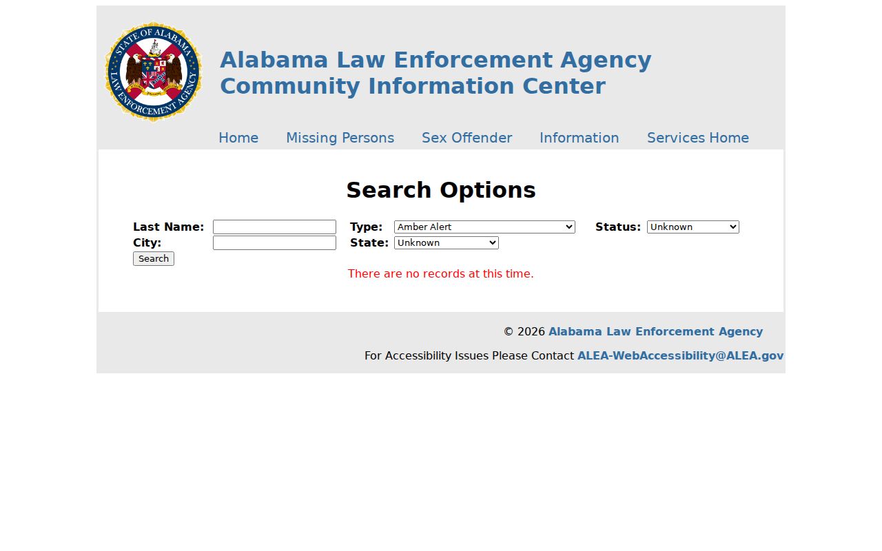 Madison County neighbors ALEA official registry search
